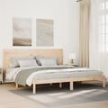 Das Bettgestell nimmt mit 200 x 220 cm Gestalt an