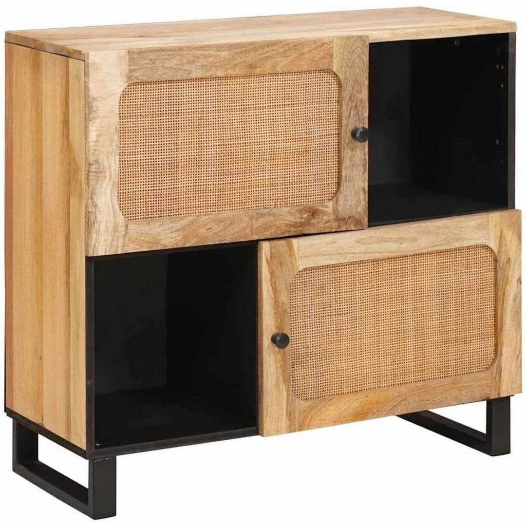 Geschlossener Stauraum an dem Sideboard mit 80 x 33 x 75 cm