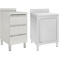 Schubladen praegen das Sideboard in Silber