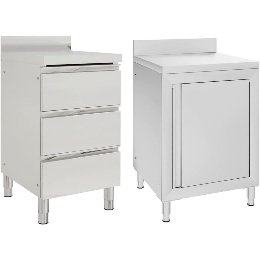 Schubladen praegen das Sideboard in Silber
