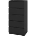 Sideboard mit 5 Schubladen, grifflosen Fronten und Schubladen