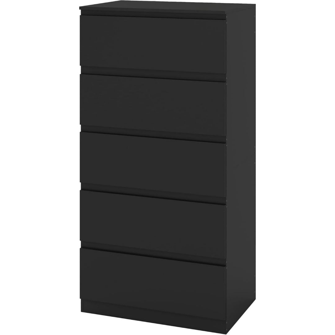 Sideboard mit 5 Schubladen, grifflosen Fronten und Schubladen